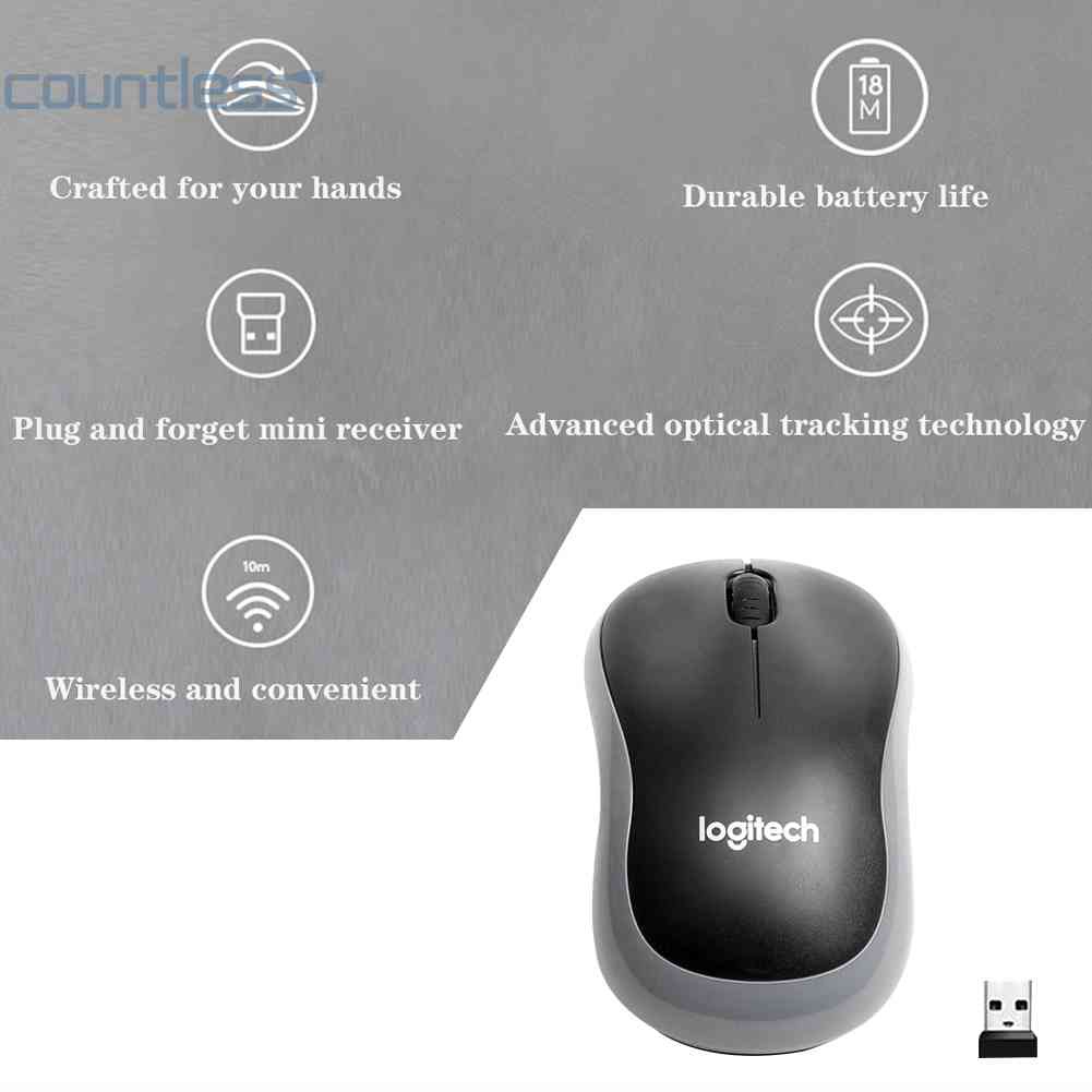 logitech-m185-เมาส์ออปติคอลเล่นเกมไร้สาย-2-4-ghz-1000dpi-3-ปุ่ม-countless-th