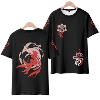 2022 New Anime Honkai Impact 3 Fu Hua T Shirt Japanese Mens Fashion Women Loose 3D Printing Short Sleeve T Unisex _01