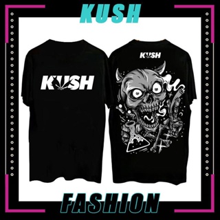 #ถูกสุด 【ข้อเสนอจำกัดเวลา】Kush mens skull cool printed Vintage T-shirt best cotton shirt