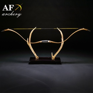 AF Tartar Bow Handmade สีไม้แบบดั้งเดิม Oak Circular Bow 20-50 ปอนด์
