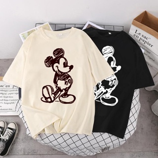 Disney Mickey Anime Blouses Y2k Plus Size Women Clothing Graphic t shirts Kawaii Clothes Harajuku Oversized T Shirt_03