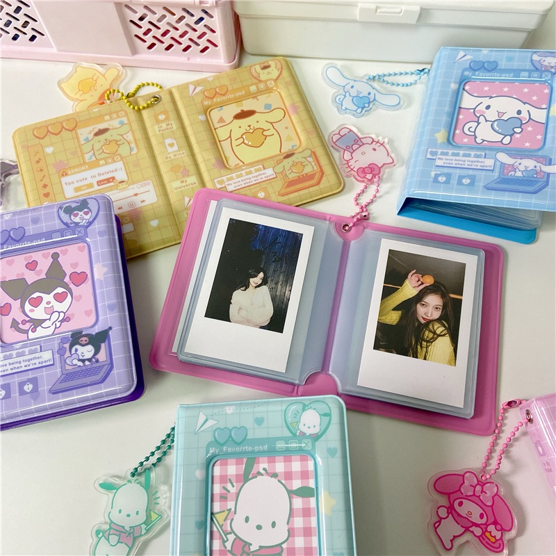 sanrio-อัลบั้มรูปภาพโพลารอยด์-ลาย-melody-kuromi-hello-kitty-3-นิ้ว-สไตล์เกาหลี-40-ช่อง