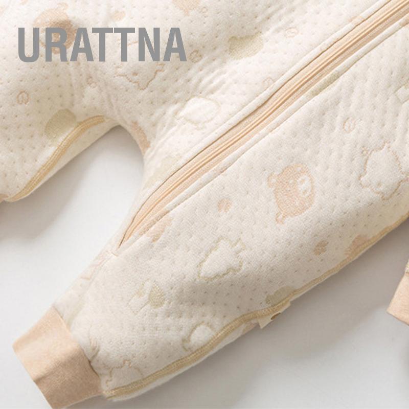 urattna-ชุดบอดี้สูทเด็ก-unisex-แขนยาวหูกระต่ายน่ารักมีฮู้ดผ้าฝ้ายสำหรับทารก-onesie-สำหรับออกนอกบ้าน