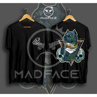 MAD FACE skeleton dog dog S10 T-shirt 2022 new design fashion trend round neck T gift_02