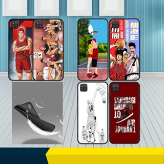 เคสโทรศัพท์มือถือแบบนิ่ม ลาย slam dunk สีดํา สําหรับ Samsung Galaxy A5 A6 A6 Plus A7 A8 A8 Plus A9 A01 EU