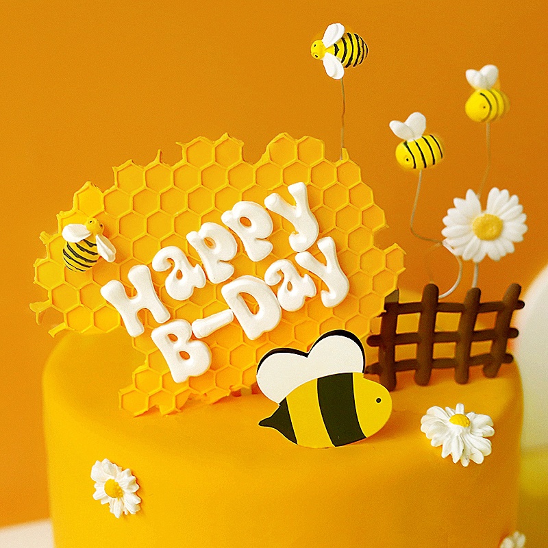 แม่พิมพ์เค้ก-รูปผึ้ง-ดอกทานตะวัน-รังผึ้ง-สําหรับทําเบเกอรี่-เค้กฟองดองท์