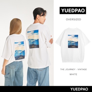 Yuedpao Limited Collection ฉลองครบรอบ 4 ปี รับประกันไม่ย้วย 2 ปี เสื้อยืดโอเวอร์ไซส์ The Journey 4Year Vintage2 สี _04
