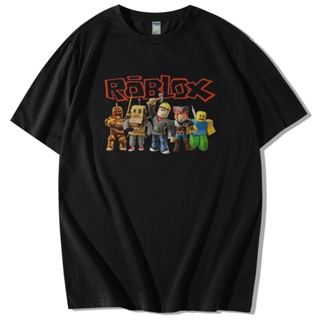 เสื้อยืด พิมพ์ลายตัวละคร ROBLOX สําหรับเด็กผู้ชาย_04