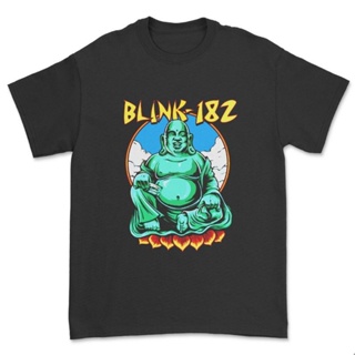 Oversized T-shirt Short Sleeve Printed T-shirt Blink182 Blink182 Buddha Figure S-3XL_04