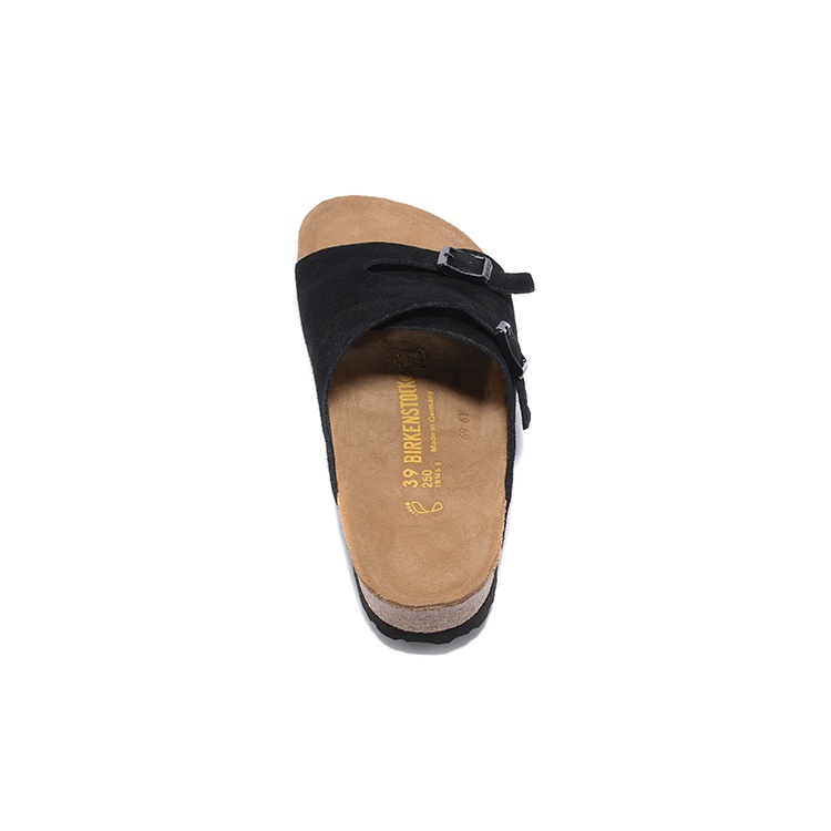 original-birkenstock-827-mens-womens-classic-cork-suede-black-slipper-beach-loafers-34-46