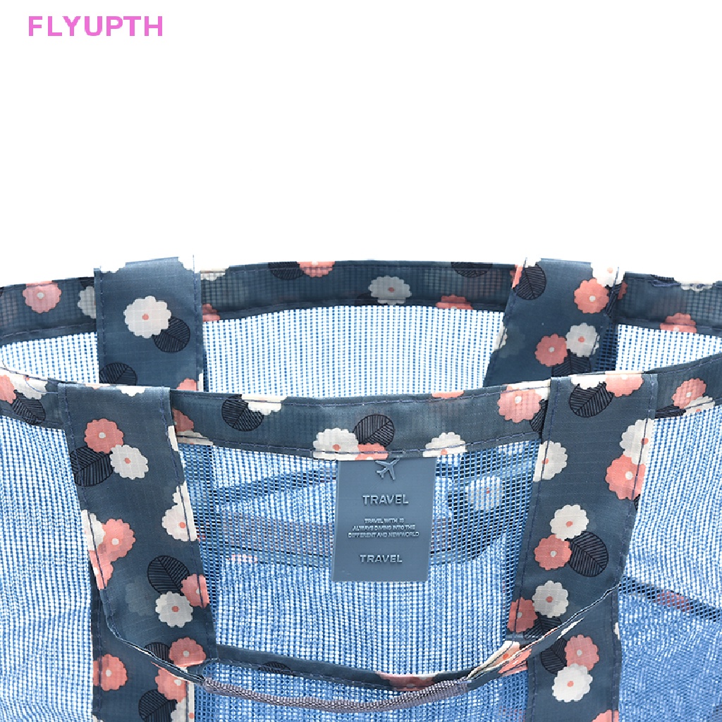 flyup-กระเป๋าสะพายไหล่-กระเป๋าช้อปปิ้ง-ผ้าตาข่าย-เหมาะกับเดินชายหาดกลางแจ้ง
