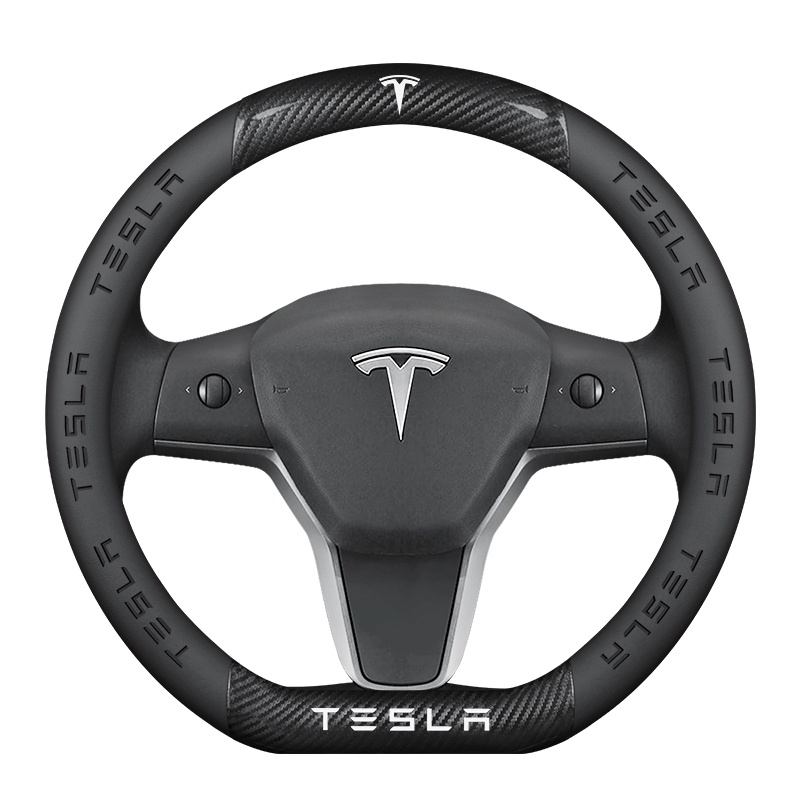 2023-tesla-model-3-เหมาะสำหรับ-tesla-รุ่น-3-รุ่น-y-รุ่น-ya-x-s-หนังพวงมาลัยฝาครอบที่จับรถบางเฉียบ