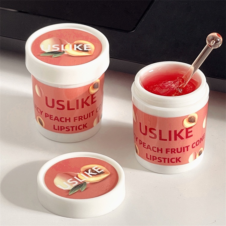 uslike-สตรอเบอร์รี่-ลิปสติก-ไอศกรีม-โคน-ลิปสติก-ชุ่มชื้น-เจลลี่-ลิปมาส์ก