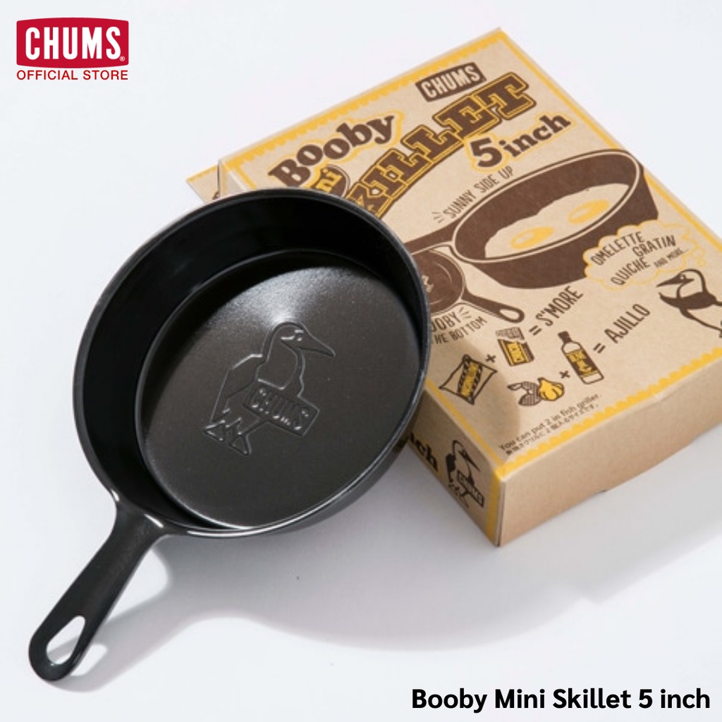 chums-booby-mini-skillet-กระทะทอดไข่-ใบเล็ก-กระทะแคมป์ปิ้ง-อุปกรณ์ครัว-อุปกรณ์แคมป์ปิ้ง-ทำอาหาร-ชัมส์