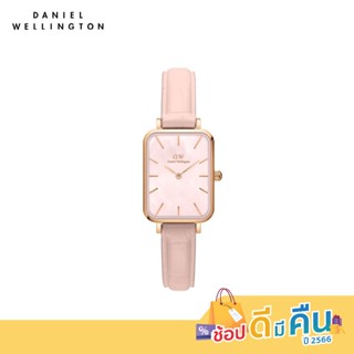 (ทักแชทรับโค้ด) Daniel Wellington นาฬิกา Quadro Presses Rouge Rose Gold MOP สีชมพู