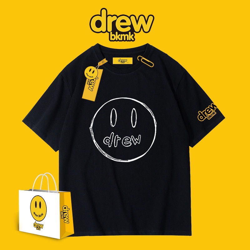 drew-smiling-face-t-shirt-house-justin-bieber-classic-ins-super-fire-high-street-casual-loose-summer-ne-made-in-ch-01