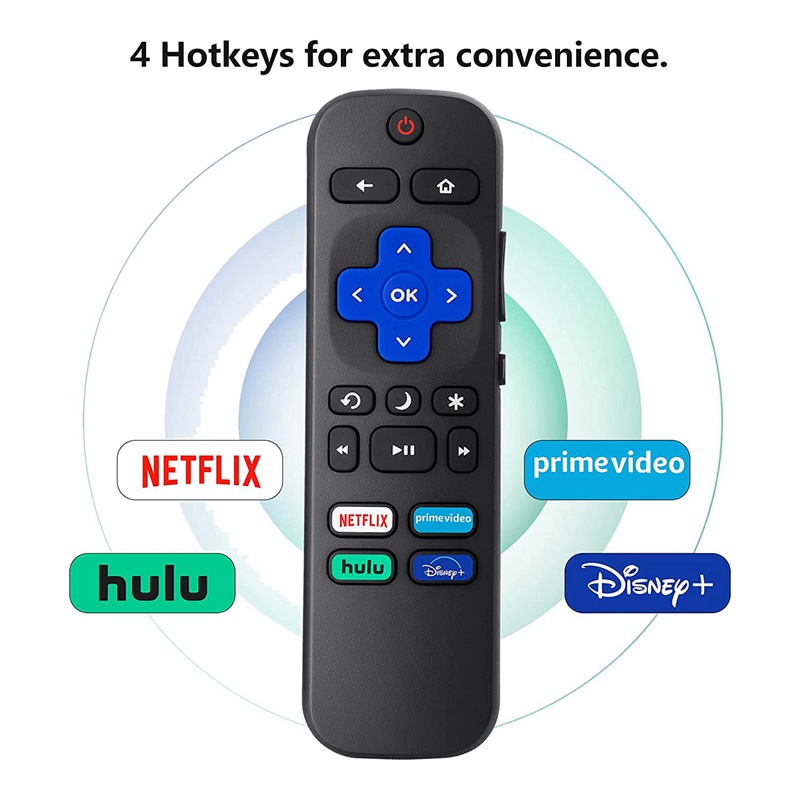 รีโมตทีวี-แบบเปลี่ยน-สําหรับ-tcl-roku-hisense-roku-sharp-roku-tv-tv-netflix-hulu