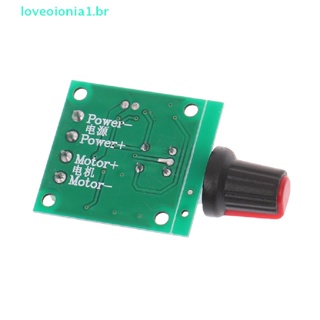 Loveoionia1 มอเตอร์ควบคุมความเร็ว DC 1.8V 3V 5V 6V 12V 2A PWM 0~100% ปรับได้