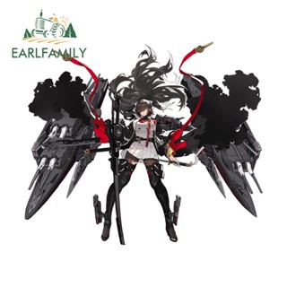 Earlfamily สติกเกอร์ไวนิล ลายกราฟฟิตี้ Takao Dark Azur.Lane กันน้ํา สําหรับติดตกแต่งประตูรถยนต์ แล็ปท็อป รถจักรยานยนต์ 13 ซม. x 11.1 ซม.