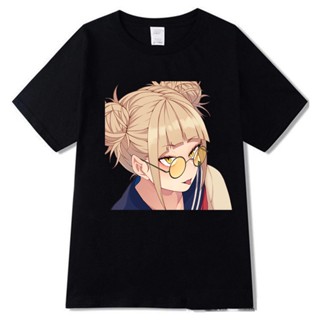 My Hero Academia Harajuku Funny Print T Shirt Women Boku No Hero Academia Himiko Toga T-shirt Tshirt_04