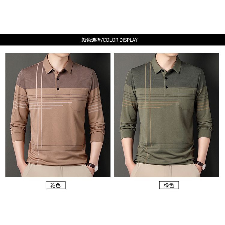2023-high-quality-polo-shirts-mens-fathers-wear-autumn-t-shirts-long-sleeved-middle-aged-summer-bottomed-shirts-thin-style-middle-aged-and-elderly-grandfathers-spring-tops-boys-clothes