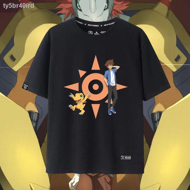 high-quality-digimon-peripheral-animation-tyrannosaurus-yagu-wild-trend-men-and-women-short-sleeve-t-shirt-cotton-0-01