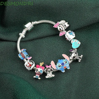 Desmondri สร้อยข้อมือ ประดับลูกปัด ลาย Stitch น่ารัก หรูหรา สร้างสรรค์ เหมาะกับฤดูร้อน สําหรับแฟนสาว