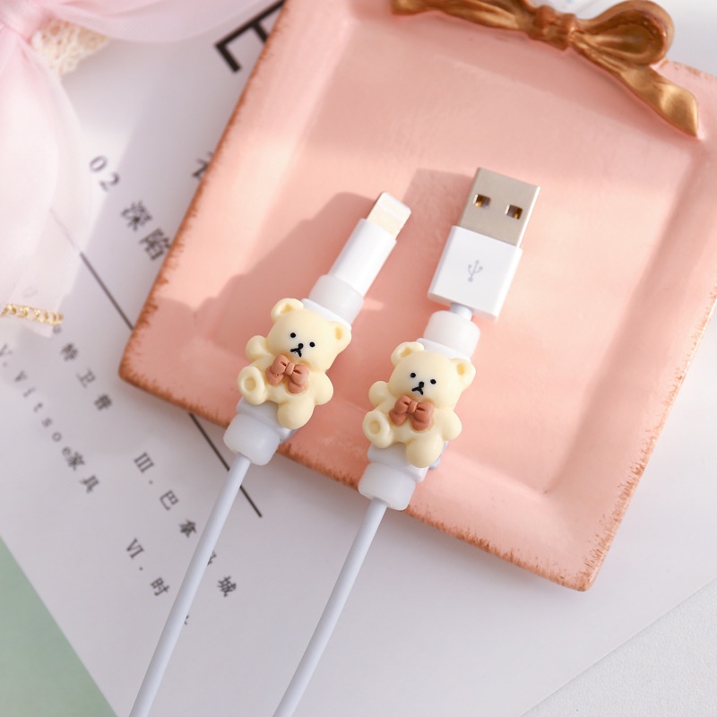 1-คู่-การ์ตูน-usb-ที่ม้วนสายชาร์จ-ตัวป้องกัน-สําหรับ-iphone-usb-สายชาร์จ-ฝาครอบป้องกัน