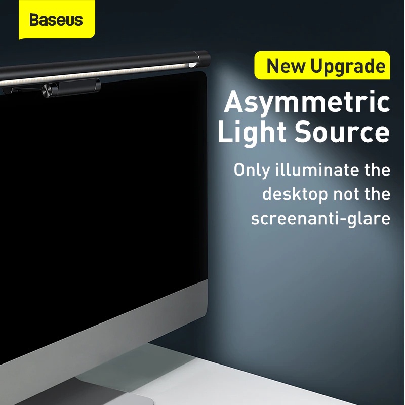 Baseus LED Light Desk Lamp ไฟติดหน้าจอ โคมไฟแขวนหน้าจอ สําหรับอ่าน ...