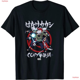ฮาตาเกะ คาคาชิ Naruto Shippuden Kakashi Copy Ninja T-Shirt เสื้อยืดผู้ชาย ลายการ์ตูน นารูโตะ พิมพ์ลาย เสื้อลายการ์ต_07