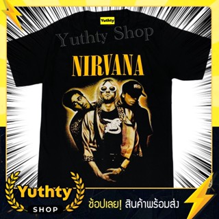 เสื้อวง NIRVANA COBAIN เสื้อยืดแฟชั่นวินเทจ90 ไม่มีตะเข็บข้าง ใส่ได้ทั้งชายและหญิง_03