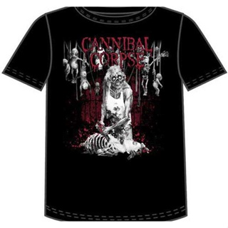 Qiuy5 {พร้อมส่ง เสื้อยืดแขนสั้น พิมพ์ลาย Cannibal Corpse Butcher พลัสไซซ์ ของขวัญวันเกิด สําหรับผู้ชาย XS-6XL