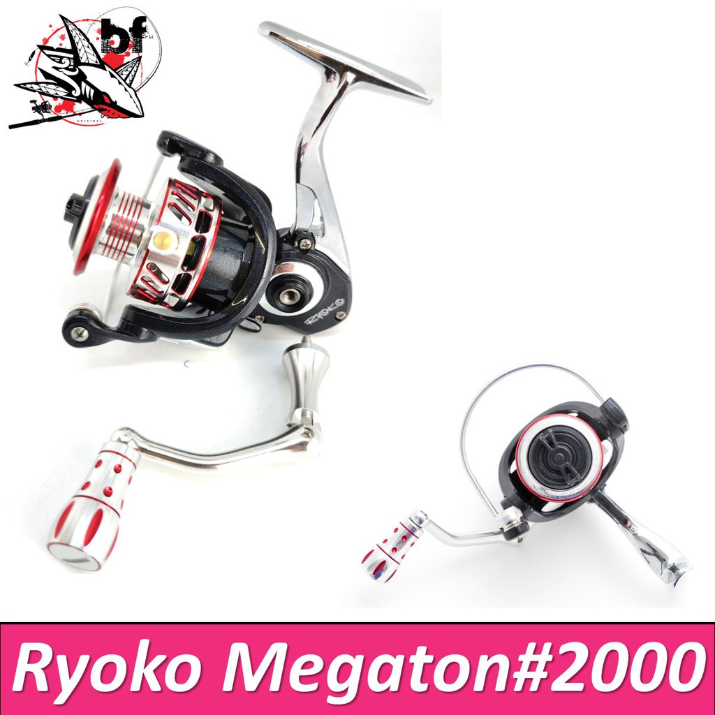 รอกตกปลา-รอกสปินนิ่ง-รอก-ryoko-megaton-spinning-reel-1000-60000