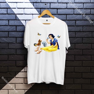 Snow White T-shirt and 7 beautiful short sleeves Unisex dwarfs super cute and cute - I5SWD014_01