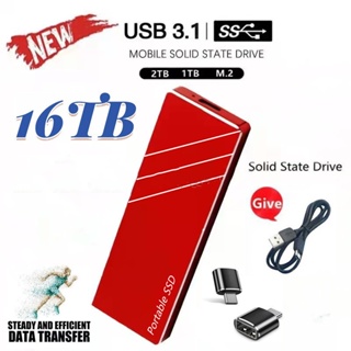ใหม่ โซลิดสเตทไดรฟ์ SSD 1TB-60TB USB3.1 ความเร็วสูง