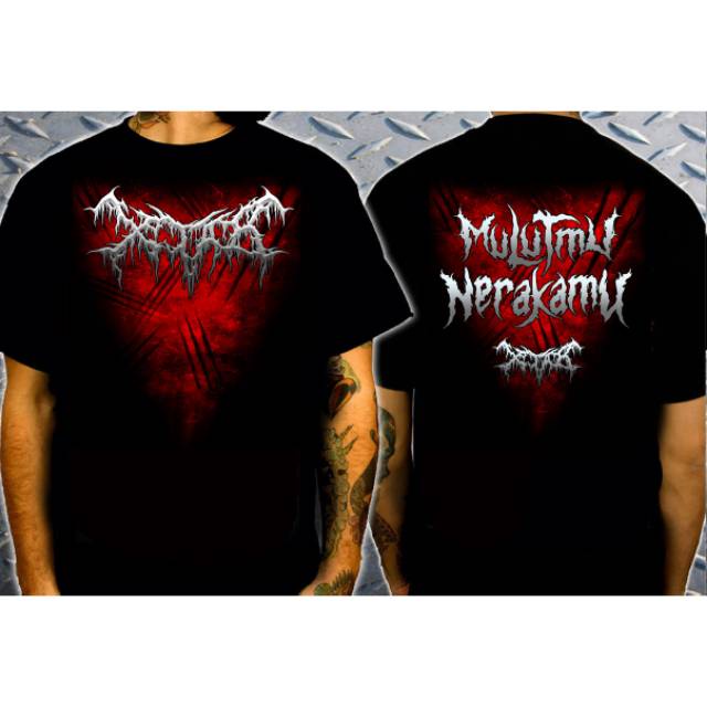 เสื้อยืดเสื้อเชิ้ตพิมพ์ลายโลโก้-deathmetal-slaming-brutal-music-shirt