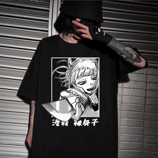 2021 Harajuku Graphic T Shirt Women My Hero Academia Anime T-Shirt Hentai Himiko Toga Tshirt Graphic Top Tee Female_04