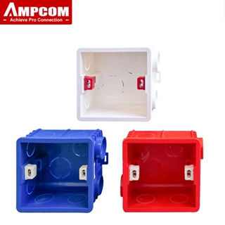 Ampcom กล่องแยก PVC 86 ประเภท ปรับได้ สําหรับซ็อกเก็ตสวิตช์