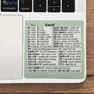 Best3c ขายดี สติกเกอร์แป้นพิมพ์อ้างอิง 1 ชิ้น สําหรับ PC แล็ปท็อป เดสก์ท็อป สํานักงาน