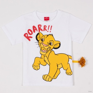 ☾◄♟The Lion King Boy Simba T-shirt - เสื้อยืดเด็กผู้ชายไลอ้อนคิงลายซิมบ้า สินค้าลิขสิทธ์แท้100% characters studio_05