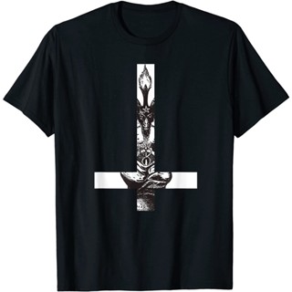 เสื้อยืด พิมพ์ลาย Baphomet Is My Spirit Animal Satan สีดํา สําหรับผู้ใหญ่S-5XL_04