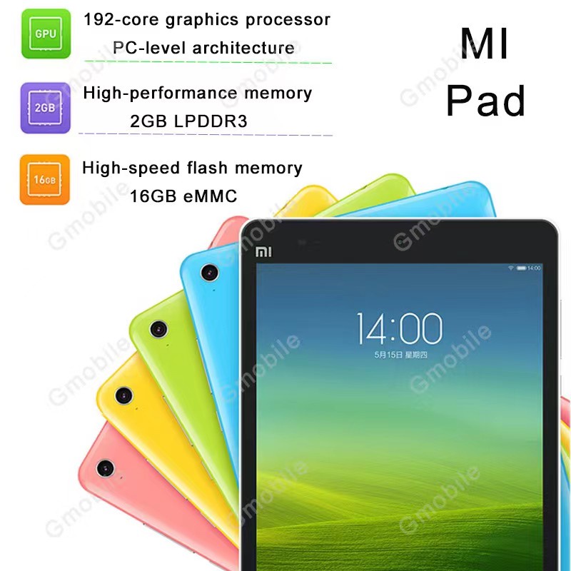 ราคาและรีวิว(มือสอง/ใหม่) แท็บเล็ต Xiaomi MI Pad หน้าจอ 7.9 นิ้ว 6700 mAh GLOBAL ROM