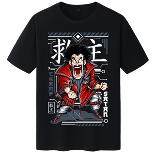 เสื้อยืดพิมพ์ลาย Cx เสื้อยืดคอกลม พิมพ์ลายกราฟฟิค Mr Satan (Dragon Ball Z) แฟชั่นเกาหลี วินเทจ สําหรับผู้ชาย ผู้หญิ_04