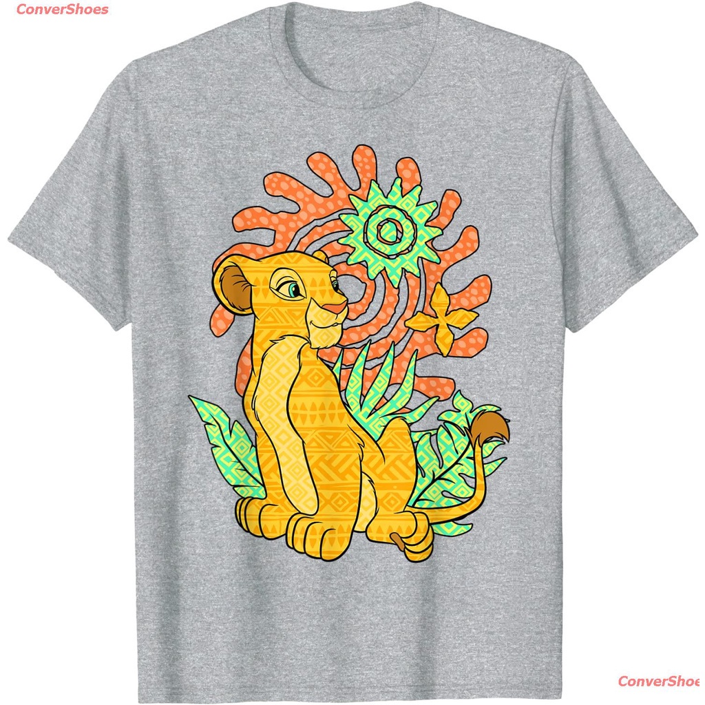 tee-เสื้อยืดลำลอง-disney-the-lion-king-nala-geometric-pattern-portrait-t-shirt-short-sleeve-t-shirts-05