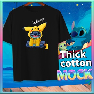 Disney Stitch TShirt Stitch Round Neck Shirt Cotton Unisex  Asia Size Quality Shirt_03
