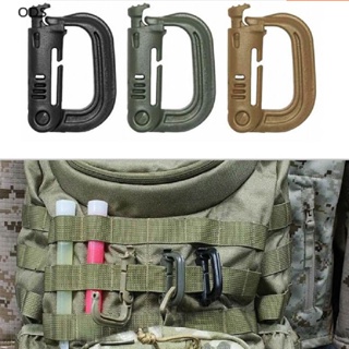 Ods Molle กระเป๋าเป้สะพายหลัง ห่วงตัว D คลิปพวงกุญแจ OD