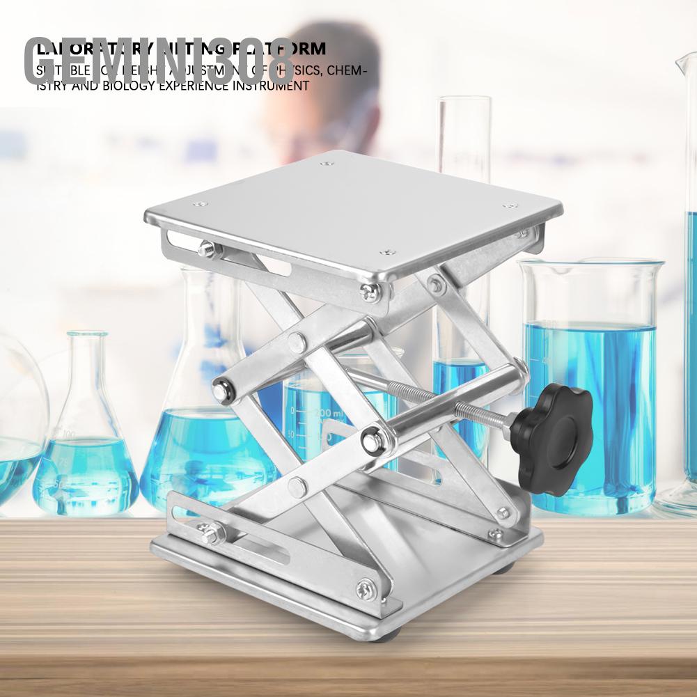 Gemini308 แท่นยกสแตนเลสสำหรับห้องปฏิบัติการ Stand Scissor Rack 150*150 ...
