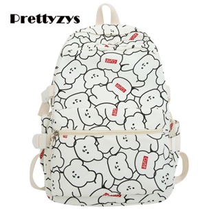 School Backpack Prettyzys 2023 Korean Large capacity For 14 inch For Teenage Gir