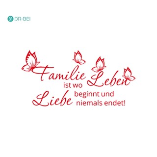 Dr BEI สติกเกอร์ติดผนัง ตัวอักษร สร้างสรรค์ ห้องนั่งเล่น วอลล์เปเปอร์ ภาพจิตรกรรมฝาผนัง สติกเกอร์ตกแต่งบ้าน ศิลปะ