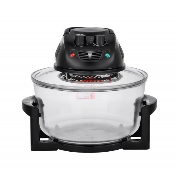 Close หม้ออบลมร้อน ขนาด 12 ลิตร รุ่น HB-8004 กำลังไฟ 1500 วัตต์ สีดำ